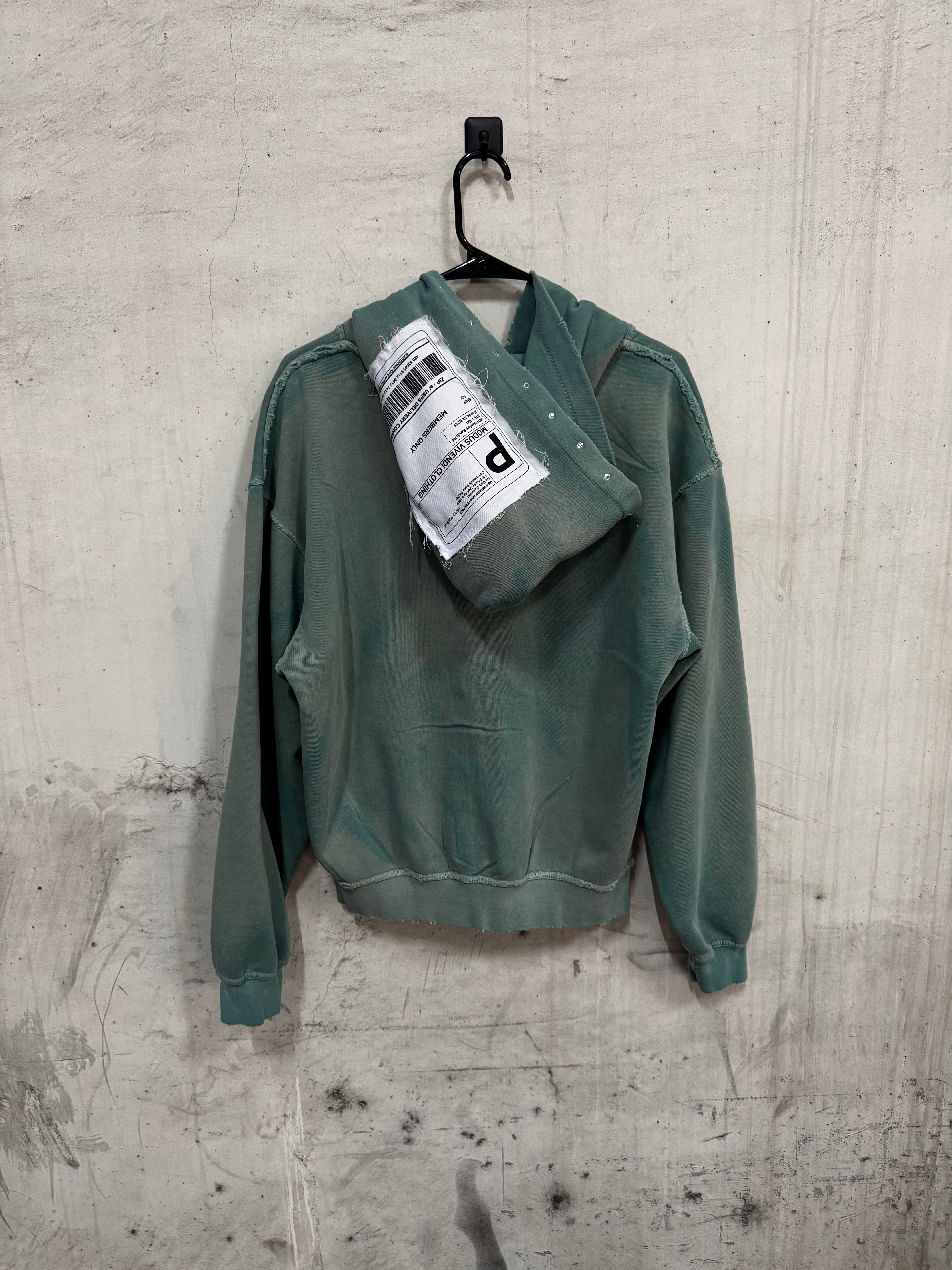 Teal Members Only Zip Up Jacket