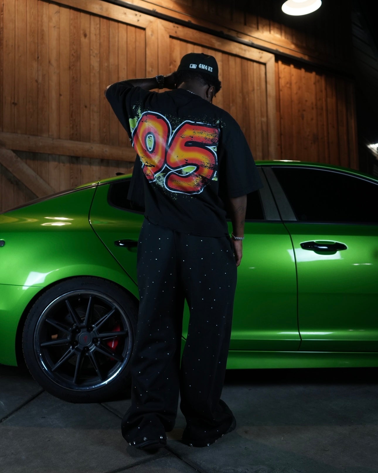 Black Fyre Baggy Sweatpants